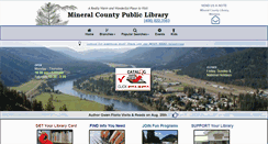 Desktop Screenshot of mineralcountylibrary.org
